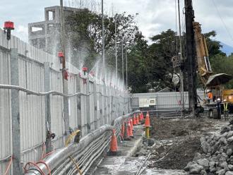 宜蘭市「國家住宅及都市更新中心集合住宅新建工程」_空品偵測智慧連動灑水保濕抑塵