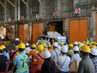 跨單位與職安署北區職安中心合作辦理焚化廠作業觀摩