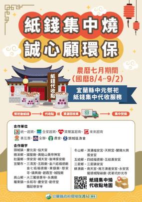 圖6、農曆七月期間縣內設置267處紙錢代收點