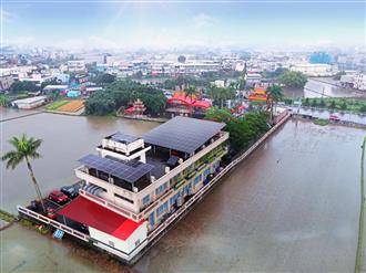 七張社區活動中心_推動低碳社區及公民電廠_空拍圖