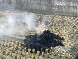 圖1. 露天燃燒將產生空污且有公共危險之虞