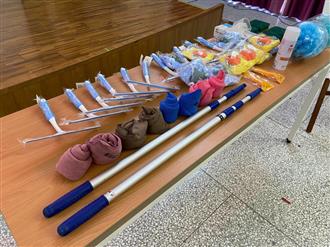 現場展示清掃用具