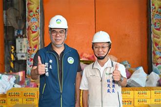 代理縣長與環境部長共同推廣新紙錢三燒措施