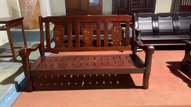 3人沙發椅(實木)