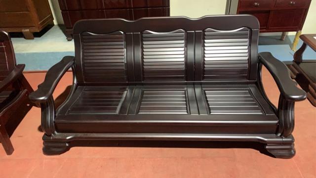 3人沙發椅(實木)