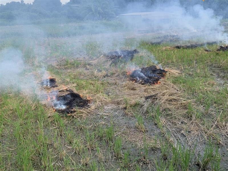 圖2. 露天燃燒將產生空污且有公共危險之虞