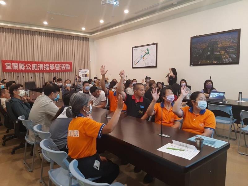 圖片說明：有獎徵答學員參與熱烈