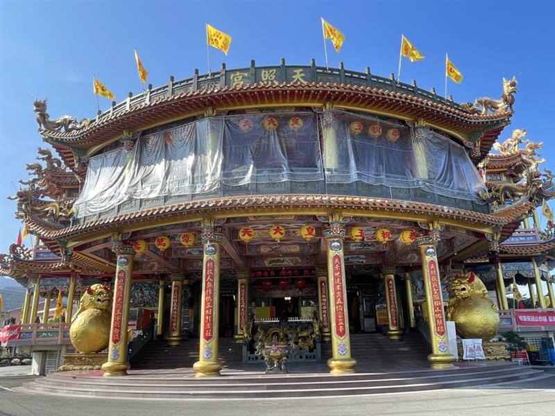 圖2、冬山天照宮響應環保祭祀推廣