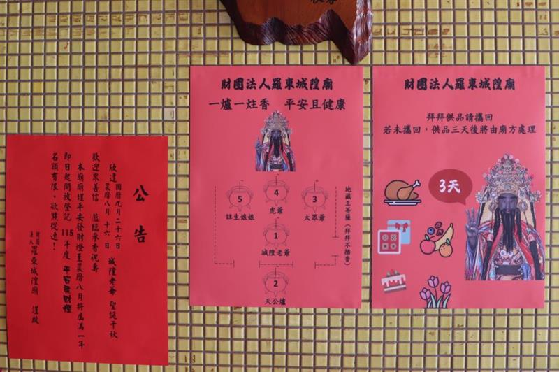 圖1推動一爐一香（羅東城隍廟）