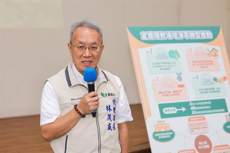 圖1 代理縣長林茂盛致詞