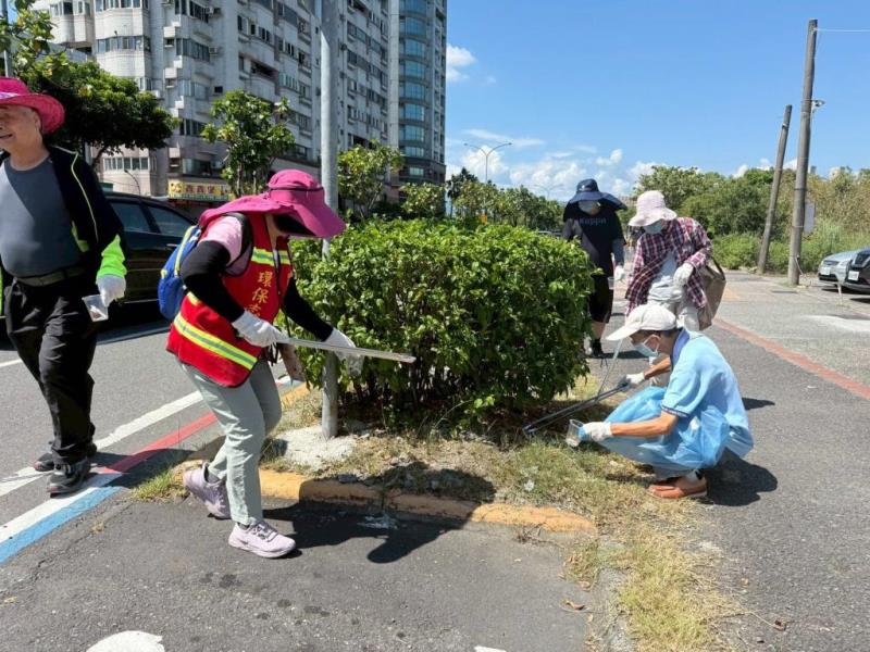 圖片說明：圖3.北成社區居民清淨家園環境
