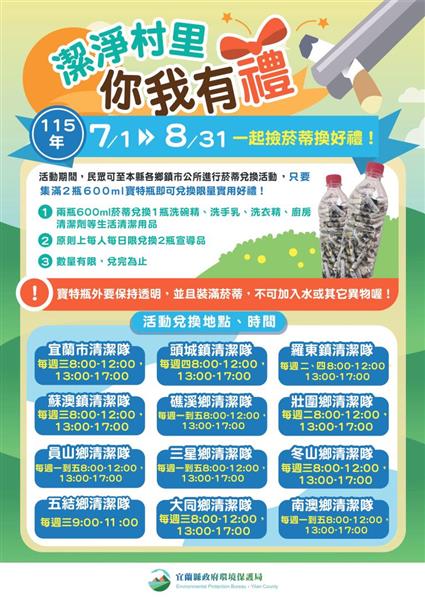 減菸蒂換好禮活動海報