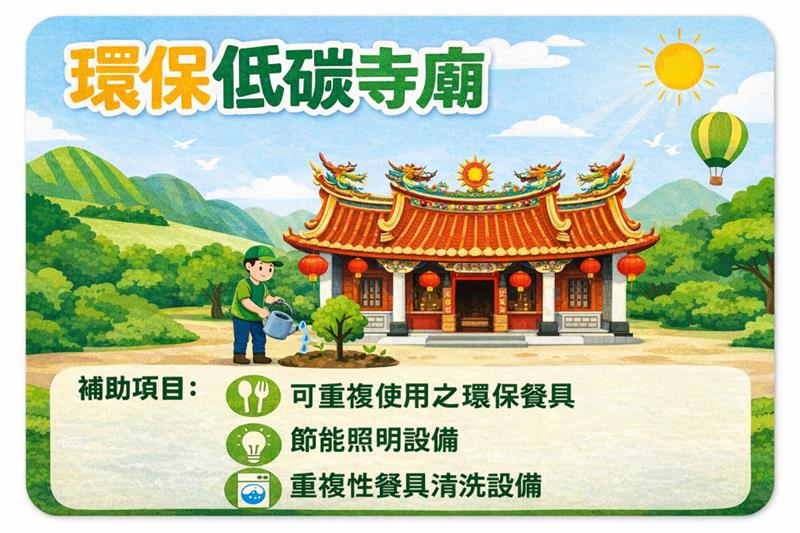 宜蘭縣環保低碳寺廟計畫